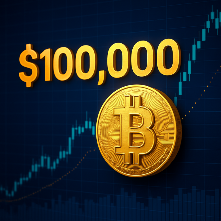 Bitcoin ultrapassa os $100.000 impulsionado por fatores geopolíticos e decisões da Fed
